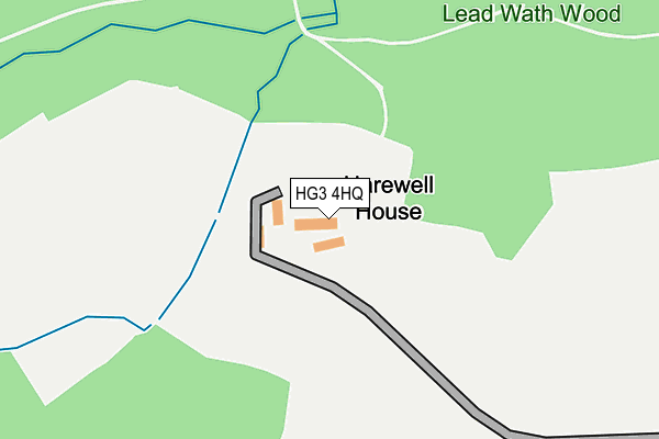 HG3 4HQ map - OS OpenMap – Local (Ordnance Survey) HG3 4HQ map - OS OpenMap – Local (Ordnance Survey)
