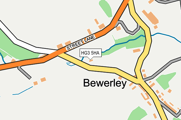 HG3 5HA map - OS OpenMap – Local (Ordnance Survey) HG3 5HA map - OS OpenMap – Local (Ordnance Survey)