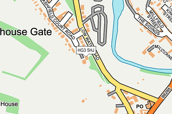 HG3 5HJ map - OS OpenMap – Local (Ordnance Survey) HG3 5HJ map - OS OpenMap – Local (Ordnance Survey)