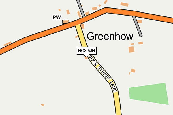 HG3 5JH map - OS OpenMap – Local (Ordnance Survey) HG3 5JH map - OS OpenMap – Local (Ordnance Survey)
