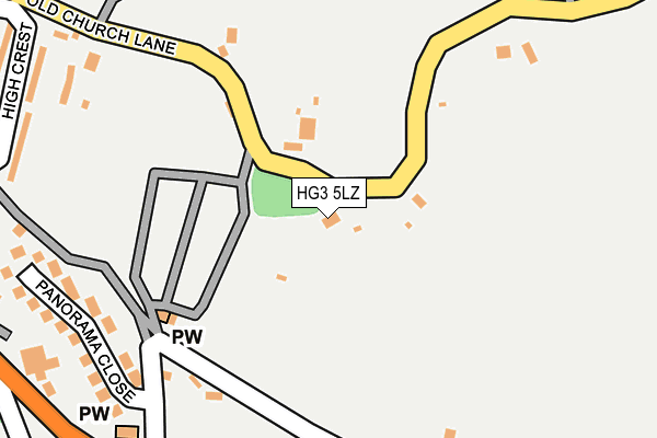 HG3 5LZ map - OS OpenMap – Local (Ordnance Survey) HG3 5LZ map - OS OpenMap – Local (Ordnance Survey)