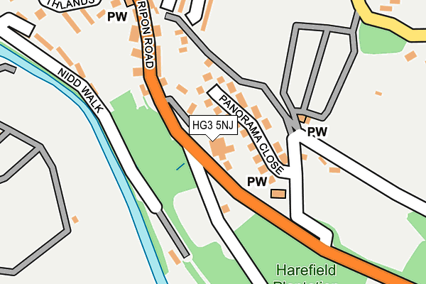 HG3 5NJ map - OS OpenMap – Local (Ordnance Survey) HG3 5NJ map - OS OpenMap – Local (Ordnance Survey)