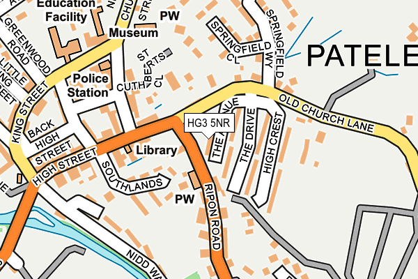 HG3 5NR map - OS OpenMap – Local (Ordnance Survey) HG3 5NR map - OS OpenMap – Local (Ordnance Survey)
