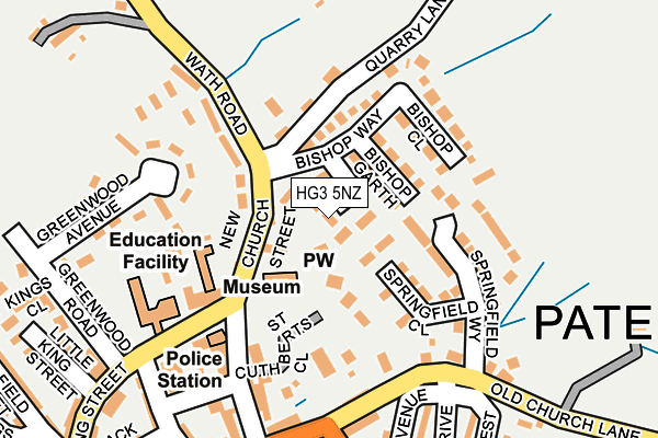 HG3 5NZ map - OS OpenMap – Local (Ordnance Survey) HG3 5NZ map - OS OpenMap – Local (Ordnance Survey)