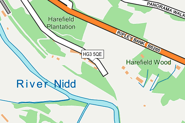 HG3 5QE map - OS OpenMap – Local (Ordnance Survey)