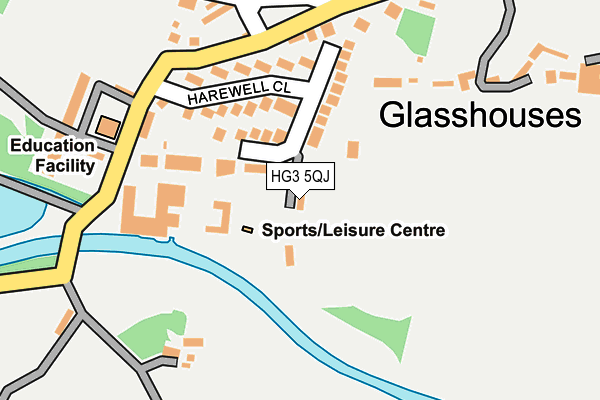 HG3 5QJ map - OS OpenMap – Local (Ordnance Survey) HG3 5QJ map - OS OpenMap – Local (Ordnance Survey)
