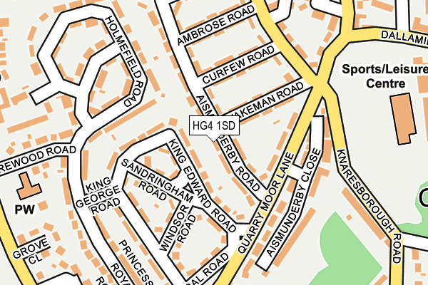 HG4 1SD map - OS OpenMap – Local (Ordnance Survey) HG4 1SD map - OS OpenMap – Local (Ordnance Survey)