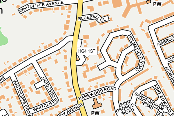 HG4 1ST map - OS OpenMap – Local (Ordnance Survey) HG4 1ST map - OS OpenMap – Local (Ordnance Survey)