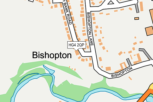 HG4 2QP map - OS OpenMap – Local (Ordnance Survey) HG4 2QP map - OS OpenMap – Local (Ordnance Survey)