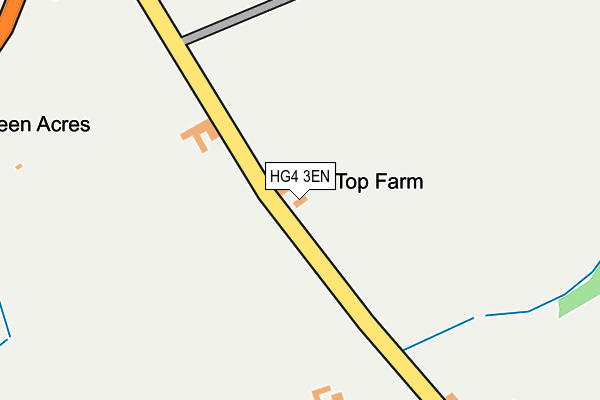 HG4 3EN map - OS OpenMap – Local (Ordnance Survey) HG4 3EN map - OS OpenMap – Local (Ordnance Survey)