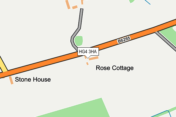 HG4 3HA map - OS OpenMap – Local (Ordnance Survey) HG4 3HA map - OS OpenMap – Local (Ordnance Survey)