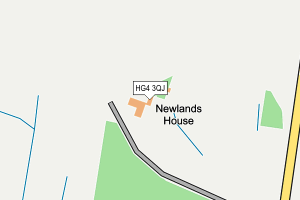 HG4 3QJ map - OS OpenMap – Local (Ordnance Survey) HG4 3QJ map - OS OpenMap – Local (Ordnance Survey)