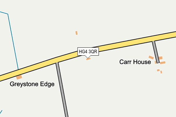 HG4 3QR map - OS OpenMap – Local (Ordnance Survey) HG4 3QR map - OS OpenMap – Local (Ordnance Survey)