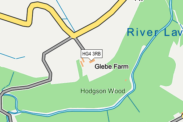 HG4 3RB map - OS OpenMap – Local (Ordnance Survey) HG4 3RB map - OS OpenMap – Local (Ordnance Survey)