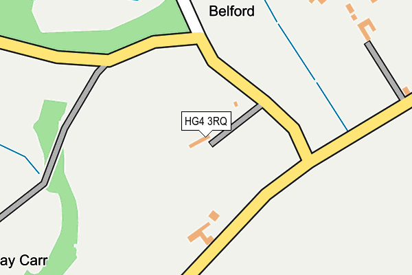 HG4 3RQ map - OS OpenMap – Local (Ordnance Survey) HG4 3RQ map - OS OpenMap – Local (Ordnance Survey)