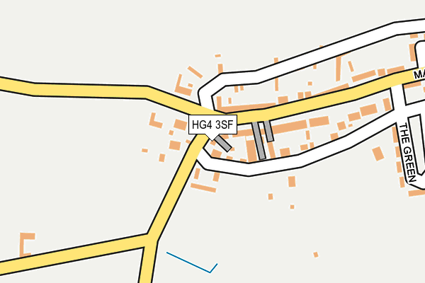 HG4 3SF map - OS OpenMap – Local (Ordnance Survey) HG4 3SF map - OS OpenMap – Local (Ordnance Survey)
