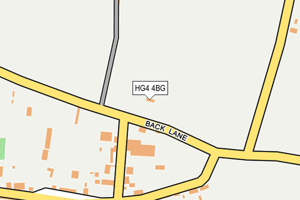 HG4 4BG map - OS OpenMap – Local (Ordnance Survey) HG4 4BG map - OS OpenMap – Local (Ordnance Survey)