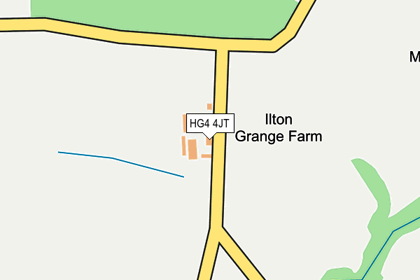 HG4 4JT map - OS OpenMap – Local (Ordnance Survey)