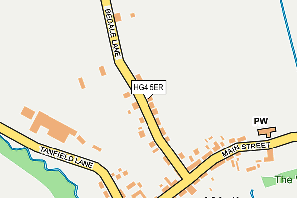 HG4 5ER map - OS OpenMap – Local (Ordnance Survey) HG4 5ER map - OS OpenMap – Local (Ordnance Survey)