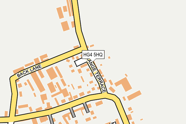 HG4 5HQ map - OS OpenMap – Local (Ordnance Survey) HG4 5HQ map - OS OpenMap – Local (Ordnance Survey)