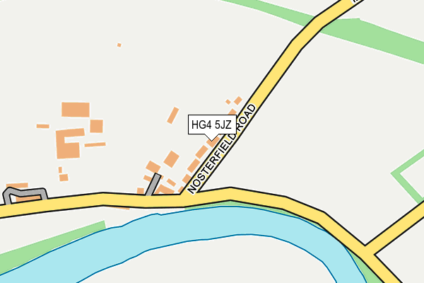 HG4 5JZ map - OS OpenMap – Local (Ordnance Survey) HG4 5JZ map - OS OpenMap – Local (Ordnance Survey)