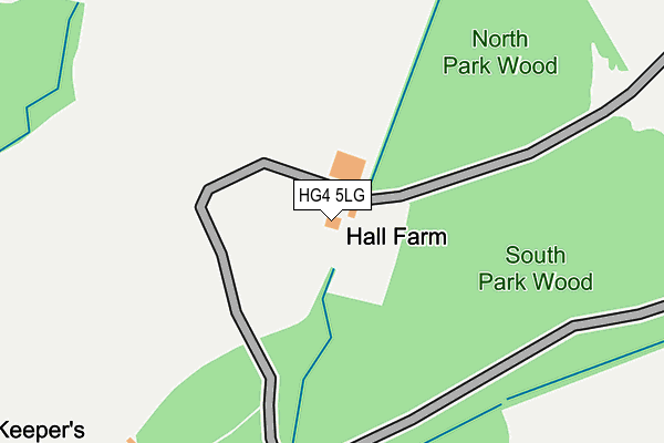 HG4 5LG map - OS OpenMap – Local (Ordnance Survey) HG4 5LG map - OS OpenMap – Local (Ordnance Survey)