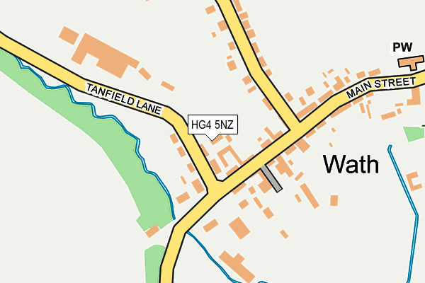 HG4 5NZ map - OS OpenMap – Local (Ordnance Survey) HG4 5NZ map - OS OpenMap – Local (Ordnance Survey)