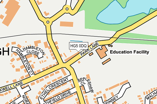 HG5 0DQ map - OS OpenMap – Local (Ordnance Survey) HG5 0DQ map - OS OpenMap – Local (Ordnance Survey)