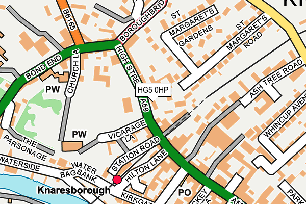 HG5 0HP map - OS OpenMap – Local (Ordnance Survey) HG5 0HP map - OS OpenMap – Local (Ordnance Survey)