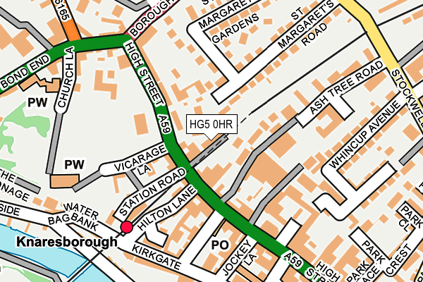 HG5 0HR map - OS OpenMap – Local (Ordnance Survey) HG5 0HR map - OS OpenMap – Local (Ordnance Survey)