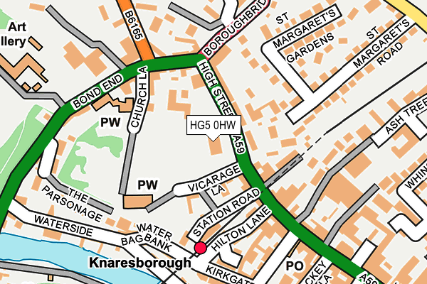 HG5 0HW map - OS OpenMap – Local (Ordnance Survey) HG5 0HW map - OS OpenMap – Local (Ordnance Survey)
