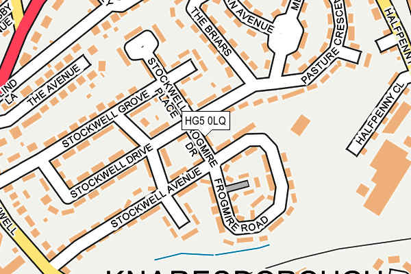 HG5 0LQ map - OS OpenMap – Local (Ordnance Survey) HG5 0LQ map - OS OpenMap – Local (Ordnance Survey)