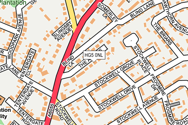HG5 0NL map - OS OpenMap – Local (Ordnance Survey) HG5 0NL map - OS OpenMap – Local (Ordnance Survey)