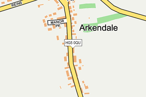 HG5 0QU map - OS OpenMap – Local (Ordnance Survey) HG5 0QU map - OS OpenMap – Local (Ordnance Survey)