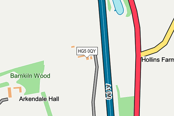HG5 0QY map - OS OpenMap – Local (Ordnance Survey) HG5 0QY map - OS OpenMap – Local (Ordnance Survey)