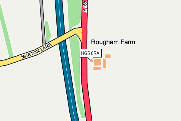 HG5 0RA map - OS OpenMap – Local (Ordnance Survey) HG5 0RA map - OS OpenMap – Local (Ordnance Survey)