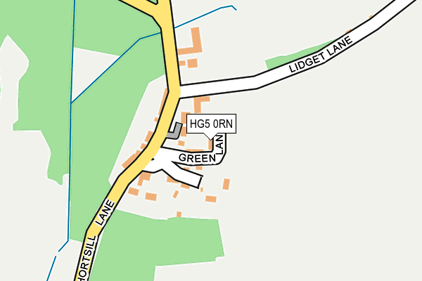 HG5 0RN map - OS OpenMap – Local (Ordnance Survey) HG5 0RN map - OS OpenMap – Local (Ordnance Survey)