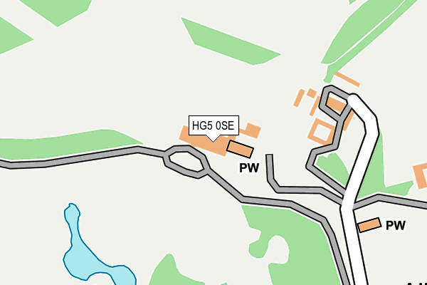 HG5 0SE map - OS OpenMap – Local (Ordnance Survey) HG5 0SE map - OS OpenMap – Local (Ordnance Survey)