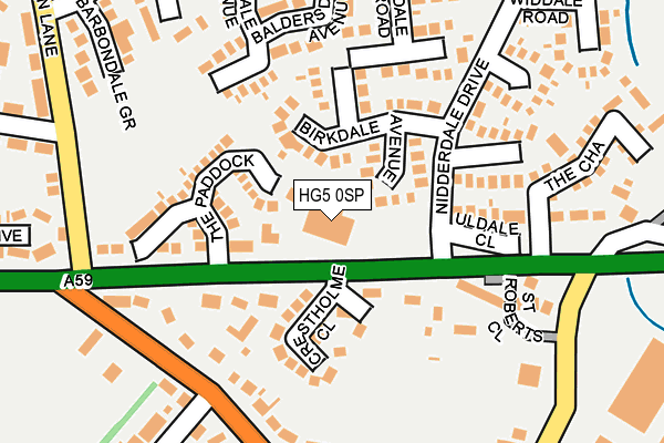 HG5 0SP map - OS OpenMap – Local (Ordnance Survey) HG5 0SP map - OS OpenMap – Local (Ordnance Survey)