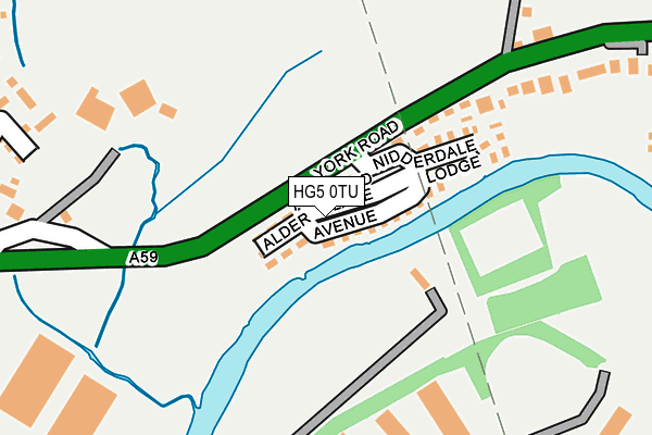 HG5 0TU map - OS OpenMap – Local (Ordnance Survey) HG5 0TU map - OS OpenMap – Local (Ordnance Survey)