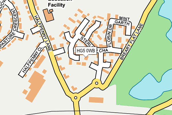 HG5 0WB map - OS OpenMap – Local (Ordnance Survey) HG5 0WB map - OS OpenMap – Local (Ordnance Survey)