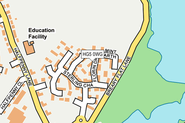 HG5 0WG map - OS OpenMap – Local (Ordnance Survey)