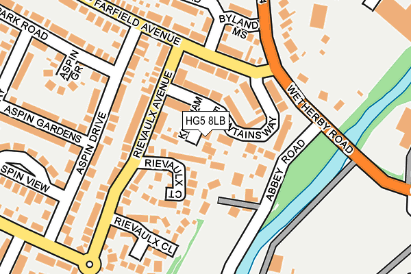 HG5 8LB map - OS OpenMap – Local (Ordnance Survey) HG5 8LB map - OS OpenMap – Local (Ordnance Survey)