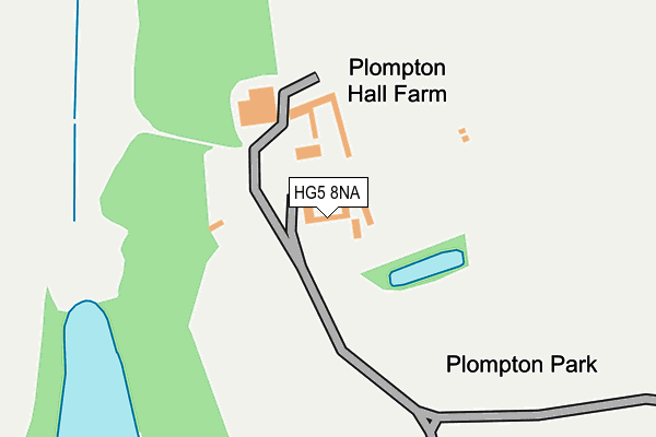 HG5 8NA map - OS OpenMap – Local (Ordnance Survey)