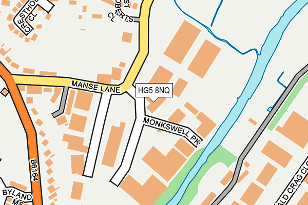 HG5 8NQ map - OS OpenMap – Local (Ordnance Survey) HG5 8NQ map - OS OpenMap – Local (Ordnance Survey)