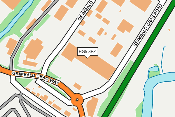 HG5 8PZ map - OS OpenMap – Local (Ordnance Survey) HG5 8PZ map - OS OpenMap – Local (Ordnance Survey)