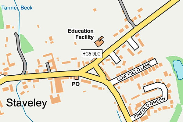HG5 9LG map - OS OpenMap – Local (Ordnance Survey) HG5 9LG map - OS OpenMap – Local (Ordnance Survey)
