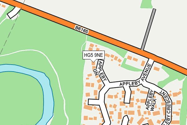 HG5 9NE map - OS OpenMap – Local (Ordnance Survey) HG5 9NE map - OS OpenMap – Local (Ordnance Survey)