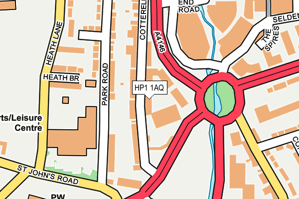 HP1 1AQ map - OS OpenMap – Local (Ordnance Survey) HP1 1AQ map - OS OpenMap – Local (Ordnance Survey)