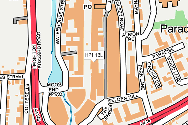 HP1 1BL map - OS OpenMap – Local (Ordnance Survey) HP1 1BL map - OS OpenMap – Local (Ordnance Survey)